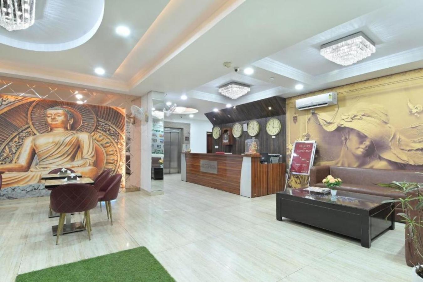 Hotel Castle Blue New Delhi Near Igi Airport Exterior foto